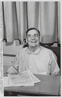 Memphis Prints: Ross Barnett Sitting in Hospital Room