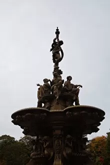 Images Dated 28th October 2016: Ross Fountain, Close Up, Princes Street Gardens, Edinburgh, United Kingdom