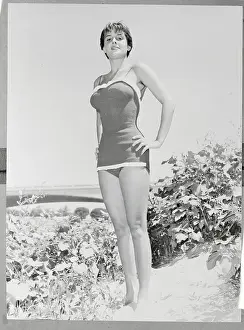 Rossana Podesta Posing in Swim Wear