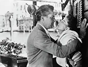 Italian Prints: Rossano Brazzi And Katharine Hepburn