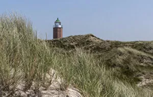 Images Dated 10th June 2014: Rotes Kliff Lighthouse, near Kampen, Sylt, Schleswig-Holstein, Germany