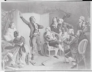 Honor Prints: Rouget de Lisle Singing French National Anthem