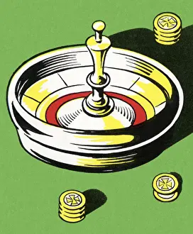 Four Objects Prints: Roulette Wheel