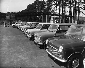 Hulton Archive Gallery: Row Of Cars