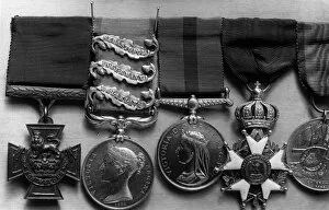 Images Dated 26th August 2019: Row Of Medals