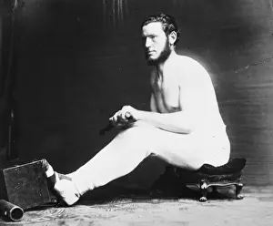 Landscape Male Facial Prints: A Rower