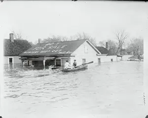 Flood Prints: Rowing Through Flooded Illinois Town