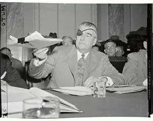 Rowland Hugses Testifying at a Hearing