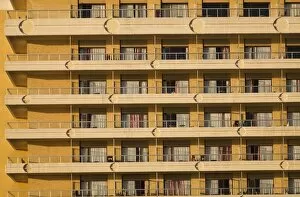 Images Dated 17th September 2012: Rows of balconies on a building, Torremolinos, Malaga province, Andalusia, Spain