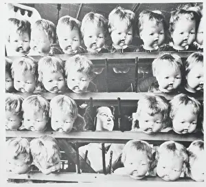 Rows of Doll Heads
