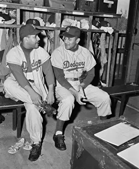 Roy Campanella and Don Newcombe