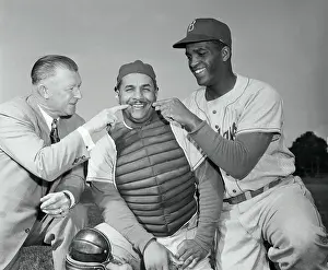 Roy Campanella and Friends Gesturing