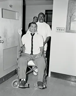 Roy Campanella Waving to Press