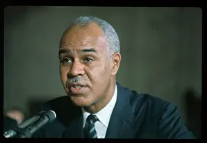 Roy Wilkins Speaking at a Senate Hearing