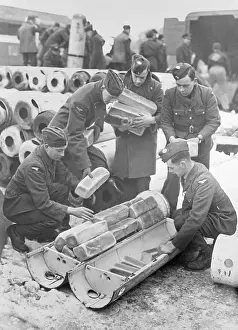 Bread Prints: Royal Air Force Packing Bread