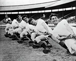 Royal Army Tug-Of-War Team In Action