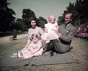 Charles Prints: Royal Family Picnicking at Balmoral