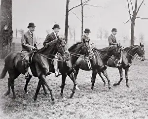 Windsor Prints: Royal Family Riding Horses