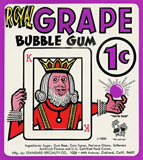Card Prints: Royal Grape Bubble Gum 1
