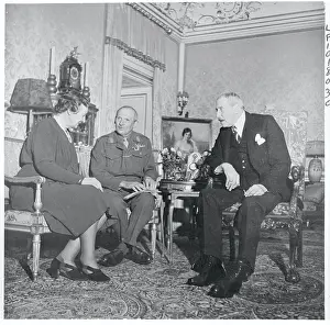 King Christian Prints: Royal Leaders Conversing Together