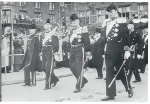 Danish Prints: Royal Leaders at King Christian Tenth Funeral