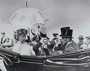 Mary Prints: Royal Members Riding in Car