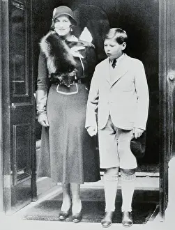 Parenthood Prints: Royal Mother and Son of Rumania
