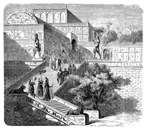 Mesopotamian Collection: Royal palace of Assyria, Nineveh (reconstruction)