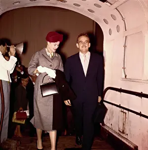 Royalty Boarding a Ship