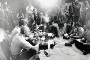 Paterson Prints: Rubin Carter and John Artis at Press Conference