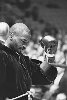 Rubin Hurricane Carter After Knockout Boxing Match