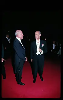 Rudolf Bing Chatting with Friend