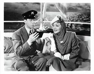 Rudy Vallee And Claudette Colbert In The Palm Beach Story