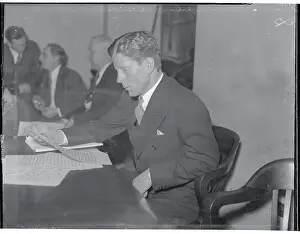 Rudy Vallee Reading Documents