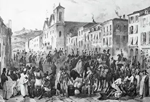Colonialism Prints: Rue Droite In Rio de Janeiro
