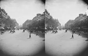 Stereoscopic Prints: Rue Royale