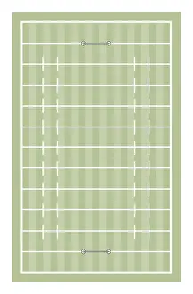 Rugby Prints: Rugby pitch