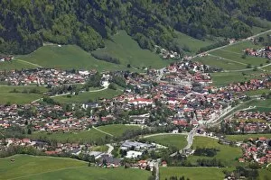 Images Dated 8th May 2012: Ruhpolding, view from Mt Rauschberg, Chiemgau Alps, Chiemgau region, Upper Bavaria, Bavaria