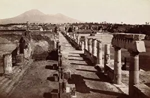 Ruin of Civil Fort in Pompeii
