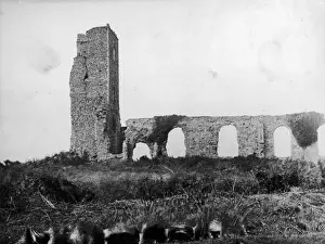 Landscape Europe T Prints: Ruined Church