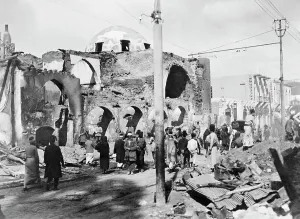 Damascus Prints: Ruined Mosque at Damascus
