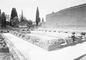 Aquarium Prints: Ruins of Aquarium at Villa Adriana