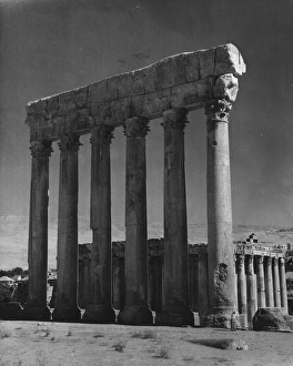 Historical Central Press Art Prints Gallery: Ruins At Baalbek