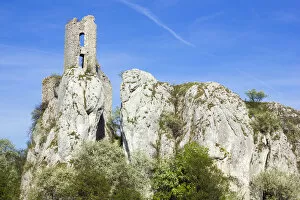Images Dated 26th April 2012: The ruins of the castle Sirotci hradek, Palava Protected Landscape Area, Breclav district