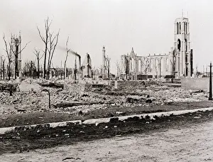 Rubble Prints: Ruins Of Chicago Fire/1871/Churches