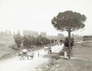 Aqueduct Prints: Ruins of the Claudio Aqueduct in Rome