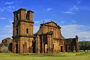 Ancine Prints: Ruins of Jesuit reduction of Suo Miguel