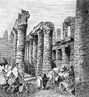 Ruins in Karnak, Egypt