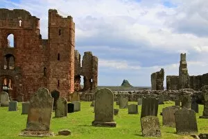 Images Dated 3rd July 2014: Ruins of Lindisfarne Abbey and church, Holy Island