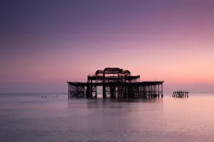 Images Dated 11th February 2012: Ruins of West Pier
